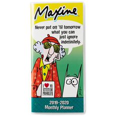 maxine monthly calendar planner 2019 2020 calendars hallmark calendars 2020