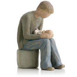 Willow Tree® New Dad Fatherhood Baby Figurine, Willow Tree® New Dad Fatherhood Baby Figurine, , large