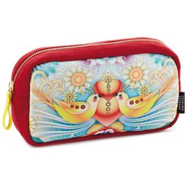 Catalina Estrada Lovebirds Cosmetic Bag, Catalina Estrada Lovebirds Cosmetic Bag, , large