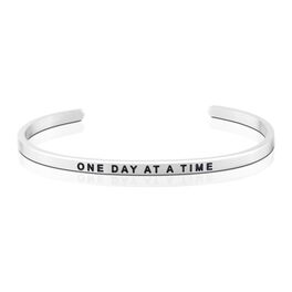 Mantraband One Day At A Time Bangle Bracelet, Mantraband One Day At A Time Bangle Bracelet, , large