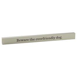 Overfriendly Dog Wooden Block, Overfriendly Dog Wooden Block, , large