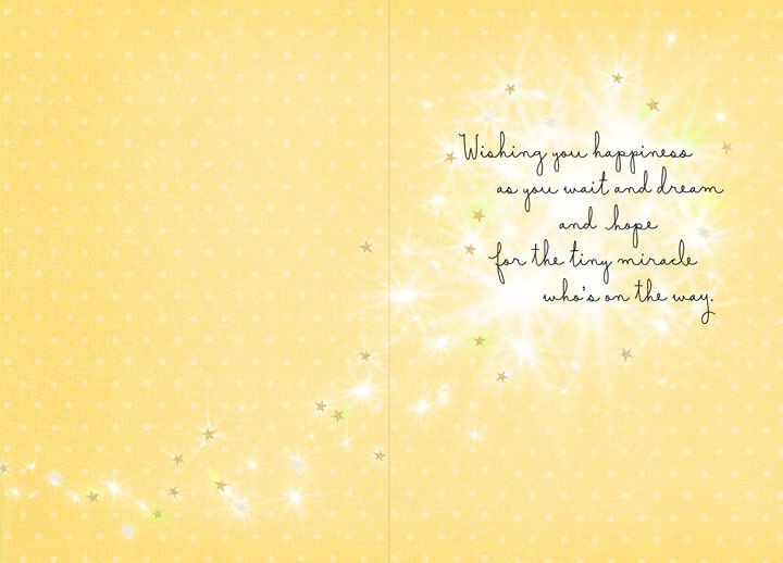 Sweet Baby Carriage Baby Shower Card