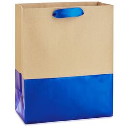 Dipped Blue Medium Gift Bag, 9.5", Dipped Blue Medium Gift Bag, 9.5", , large