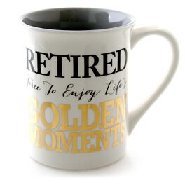 Our Name is Mud Golden Moments Retirement Mug, 16 oz., Our Name is Mud Golden Moments Retirement Mug, 16 oz., , large