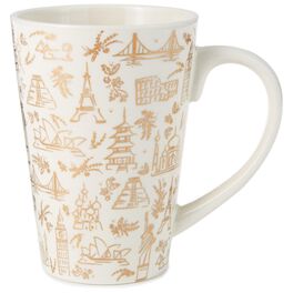 World Icons Mug, 14 oz., World Icons Mug, 14 oz., , large