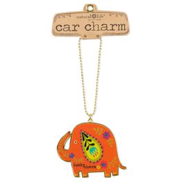 Natural Life Glitter and Gold Car Charm Elephant Lucky, Natural Life Glitter and Gold Car Charm Elephant Lucky, , large