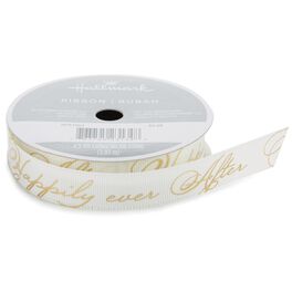 Happily Ever After 5/8" Grosgrain Ribbon, 4.3 yards, Happily Ever After 5/8" Grosgrain Ribbon, 4.3 yards, , large