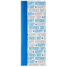Blue and Happy Father's Day 2-Pack Tissue Paper, 6 Sheets, Blue and Happy Father's Day 2-Pack Tissue Paper, 6 Sheets, , large