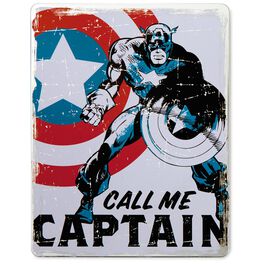 Captain America Metal Sign, Captain America Metal Sign, , large