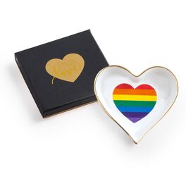 Love Is Love Rainbow Heart Trinket Tray, Love Is Love Rainbow Heart Trinket Tray, , large