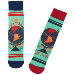 Go Places, See Stuff Toe of a Kind Socks, Go Places, See Stuff Toe of a Kind Socks, , large