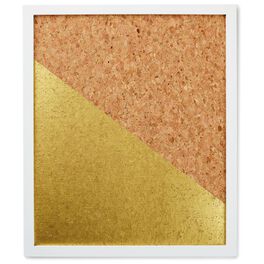 Metallic Gold and Cork Pin Board, Metallic Gold and Cork Pin Board, , large