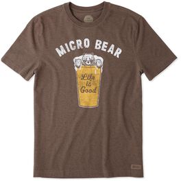 Life is Good® Men's Micro Bear T-Shirt, Life is Good® Men's Micro Bear T-Shirt, , large
