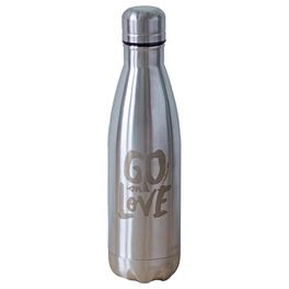 Go and Love Stainless Steel Water Bottle, Go and Love Stainless Steel Water Bottle, , large