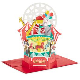 Circus Pop Up Birthday Card, Circus Pop Up Birthday Card, , large