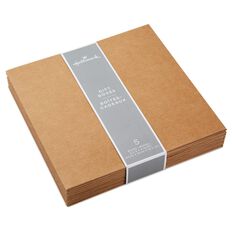 Two Piece Square Cardboard Gift Box 500mm High Base & Lid- Kraft Brown (MTO)