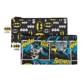 BATMAN™ Small Reusable Snack Bags by Bumkins, 2 Count, BATMAN™ Small Reusable Snack Bags by Bumkins, 2 Count, , large