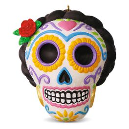 Día de Los Muertos Halloween Sugar Skull Ornament, Día de Los Muertos Halloween Sugar Skull Ornament, , large