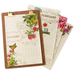 Classic Floral Premium 2017 Wall Calendar, Classic Floral Premium 2017 Wall Calendar, , large