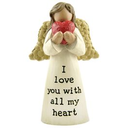 I Love You With All My Heart Angel Figurine, I Love You With All My Heart Angel Figurine, , large
