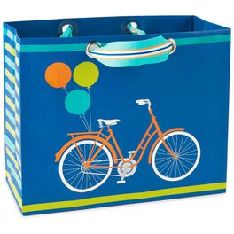 Bike With Balloons Medium Gift Bag, 7.75", Bike With Balloons Medium Gift Bag, 7.75", , large