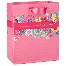 Catalina Estrada Pink Happiness Medium Gift Bag, 9.5", Catalina Estrada Pink Happiness Medium Gift Bag, 9.5", , large