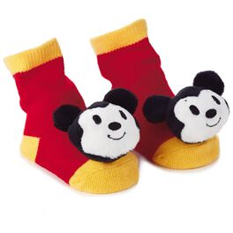 Mickey Mouse itty bittys® Baby Rattle Socks, Mickey Mouse itty bittys® Baby Rattle Socks, , large