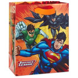JUSTICE LEAGUE™ Medium Gift Bag, 9.5", JUSTICE LEAGUE™ Medium Gift Bag, 9.5", , large