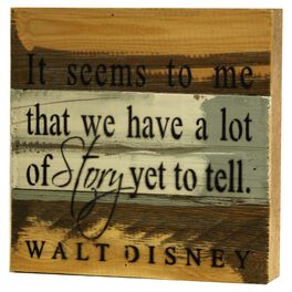 A Lot of Story Left to Tell Rustic Wood Sign, 8x8, A Lot of Story Left to Tell Rustic Wood Sign, 8x8, , large