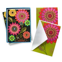 Bright Blooms Blank Note Cards, Box of 12, Bright Blooms Blank Note Cards, Box of 12, , large