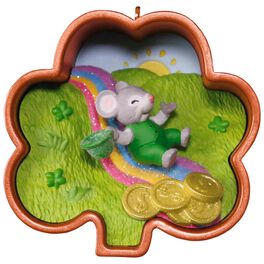 Cookie Cutter Mouse Leprechaun Ornament, Cookie Cutter Mouse Leprechaun Ornament, , large
