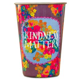 Natural Life Kindness Matters Stainless Steel Cup, 17 oz., Natural Life Kindness Matters Stainless Steel Cup, 17 oz., , large