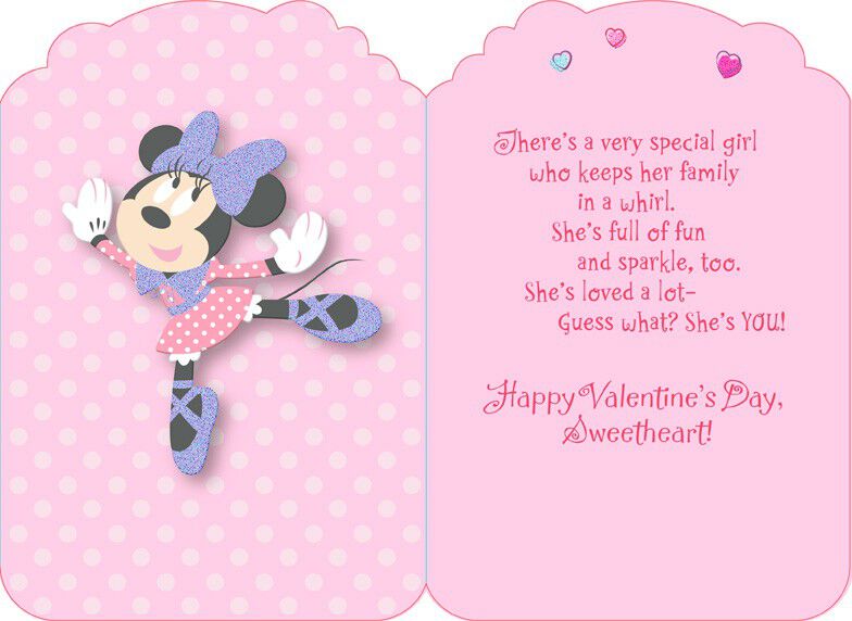 Minnie Mouse Fun Daughter Valentines Day Card Greeting Cards Hallmark