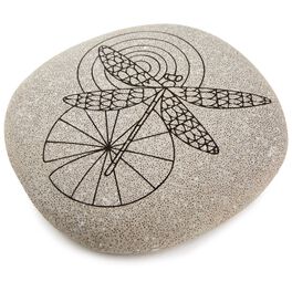 Dragonfly DIY Coloring Rock, Dragonfly DIY Coloring Rock, , large