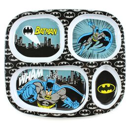 BATMAN™ Divided Plate by Bumkins, BATMAN™ Divided Plate by Bumkins, , large