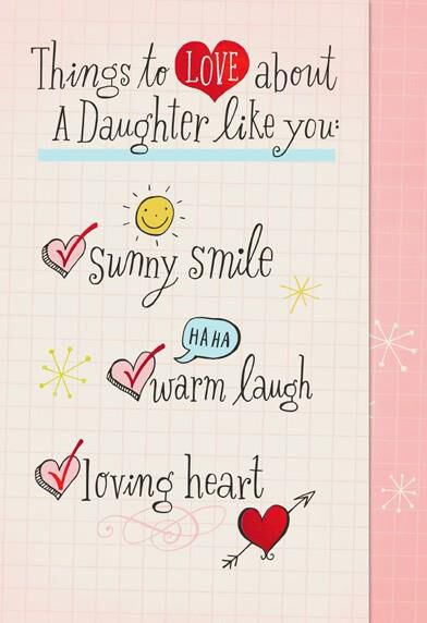 daughter day cards