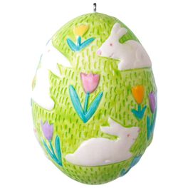 Bouncing Bunny Easter Egg Ornament, Bouncing Bunny Easter Egg Ornament, , large