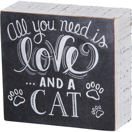 Primitives by Kathy Love & a Cat Chalk Sign, Primitives by Kathy Love & a Cat Chalk Sign, , large