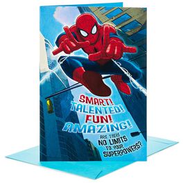 Spider-Man Pop Up Jumbo Birthday Card, 16", Spider-Man Pop Up Jumbo Birthday Card, 16", , large