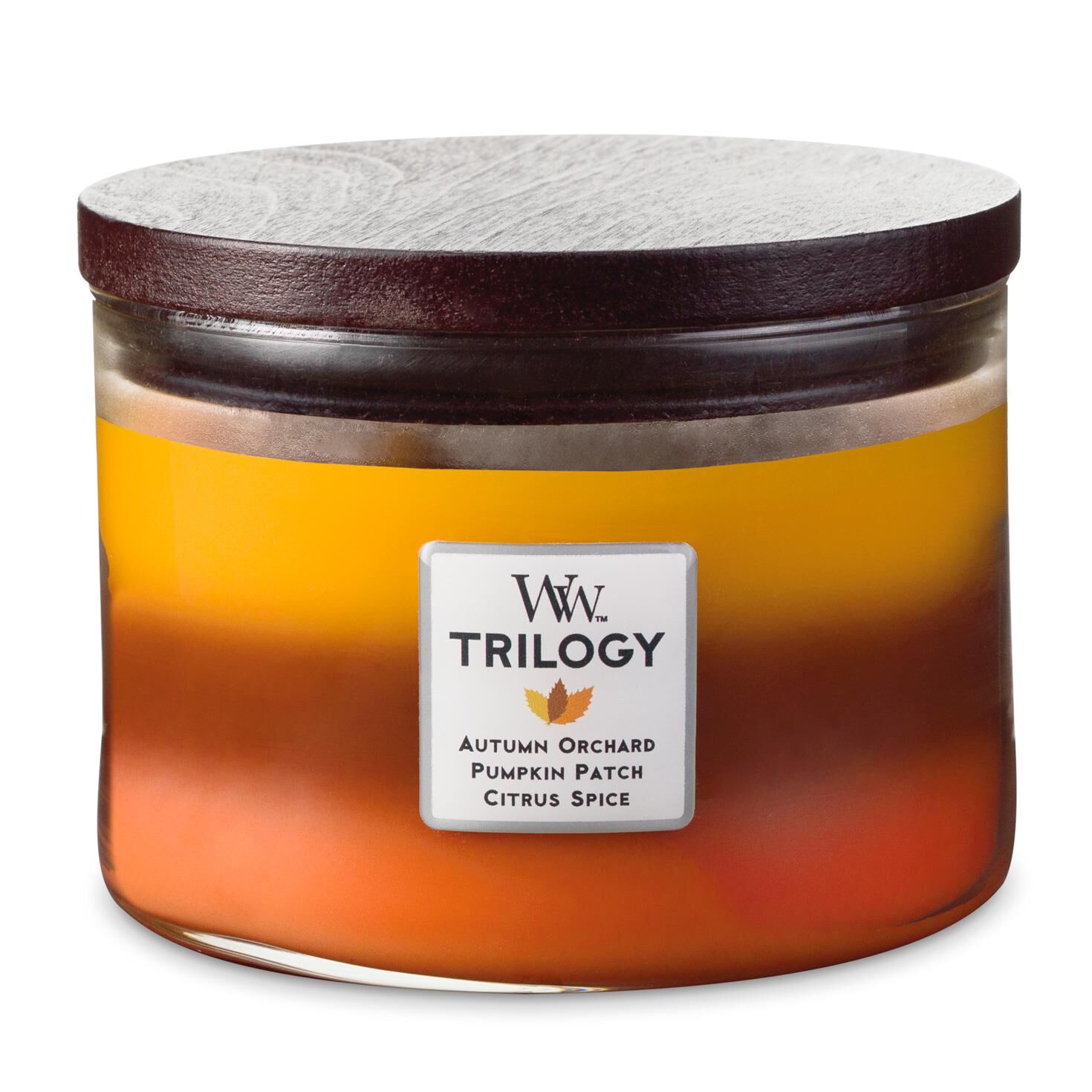 WoodWick® Trilogy 3Wick Candle, Autumn Bliss Candles Hallmark