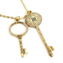 Good Work(s) Infinite Jesus Keys Necklace, Silver Good Work(s) Infinite Jesus Keys Necklace, Silver, large