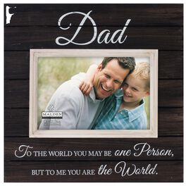 Malden You are the World, Dad Sunwashed Wood Photo Frame, 4x6, Malden You are the World, Dad Sunwashed Wood Photo Frame, 4x6, , large