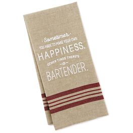 Make Your Own Happiness Bar Towel, Make Your Own Happiness Bar Towel, , large
