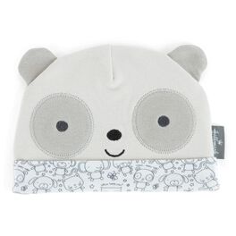 Gray Panda Bear Baby Hat, Gray Panda Bear Baby Hat, , large
