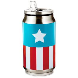 Captain America Soda Can Travel Mug, 8 oz., Captain America Soda Can Travel Mug, 8 oz., , large