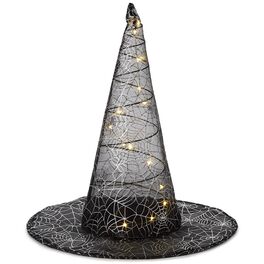 Lighted Witch Hat Decoration, Lighted Witch Hat Decoration, , large