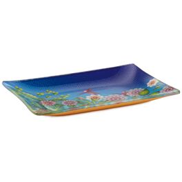 Catalina Estrada Hummingbird Haven Glass Tray, Catalina Estrada Hummingbird Haven Glass Tray, , large