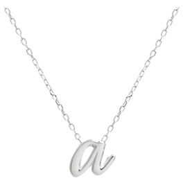 Initial Letter Necklace in Sterling Silver, Initial Letter Necklace in Sterling Silver, , large