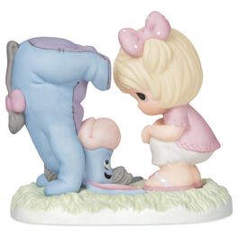 Precious Moments® Winnie the Pooh Eeyore and Girl Figurine, Precious Moments® Winnie the Pooh Eeyore and Girl Figurine, , large