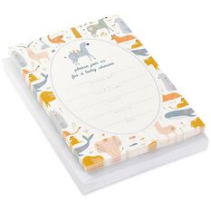 Zebra And Friends Baby Shower Invitations Pack Of 20